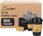 Lamosi 500 Pack 12 oz Coffee Cups, Disposable To Go Paper Cups by BuyNow