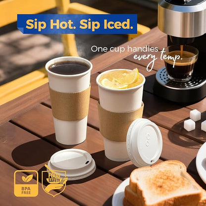 Fit Meal Prep 500 Pack 20 oz Disposable Coffee Cups - Image 4