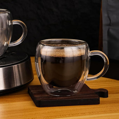 Espresso Cups Set of 4 with Handle, 2.5oz Expresso Coffee Cup, Small Expresso - Image 4