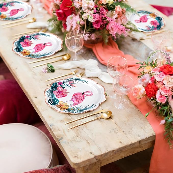 WRAPAHOLIC 25Pcs Summer Paper Plates - Image 5