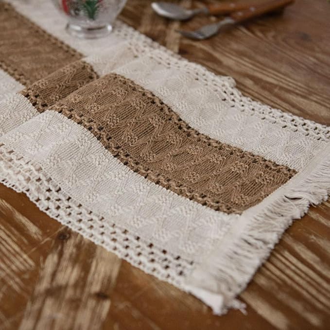ZAIIVE Geometric Patterned Table Runner - Image 4