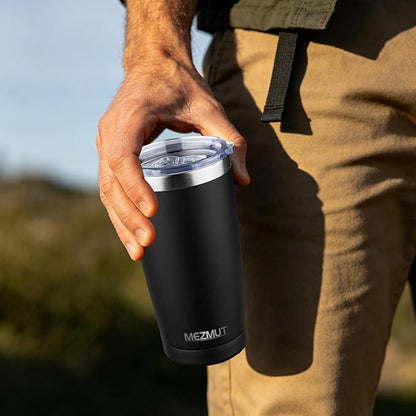 MEZMUT 20oz Insulated Tumbler Cup Travel Coffee Mug - Image 7