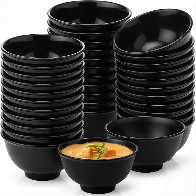 Tioncy 36 Pcs Bowls Set Unbreakable Dessert Soup Salad Bowls by Tioncy