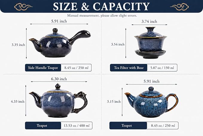9-Piece Chinese Tea Set, Gongfu Tea Sets - Image 4