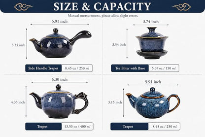 9-Piece Chinese Tea Set, Gongfu Tea Sets - Image 4