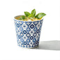YQ&AMK 6.76oz Artisan Hand-Carved Jingdezhen Porcelain Tumbler – Blue & White by AhandmadeceramicstandinginYQAMK