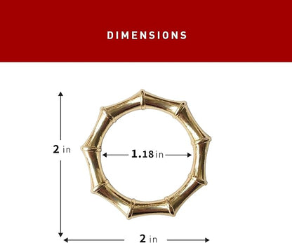 Napkin Rings Set – Elegant, Durable & Lightweight Table Decor – Premium Napkin - Image 3