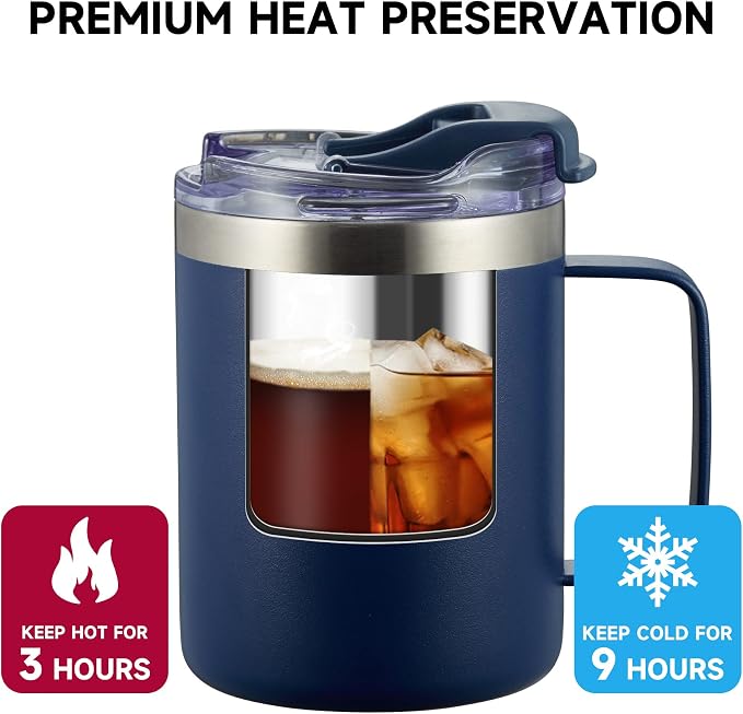12oz Insulated Travel Coffee Mug - Image 3