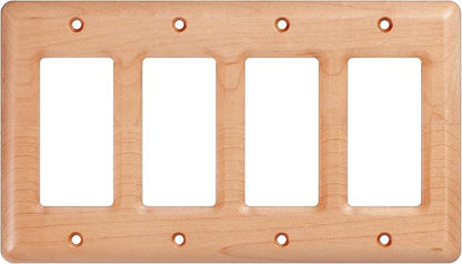 Maple Wood Light Switch Covers Wall Plate Oversized Wall Plate Covers For Light Switches