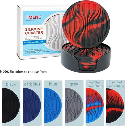 Silicone Coaster Set of 6 Pieces - Image 5