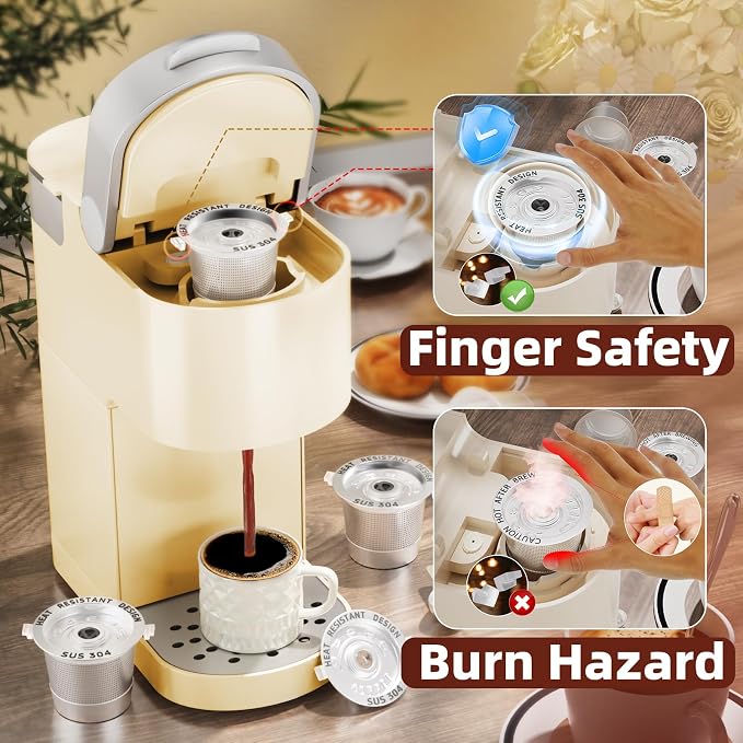 4 Pack Reusable K Cups Coffee Pods - Image 6
