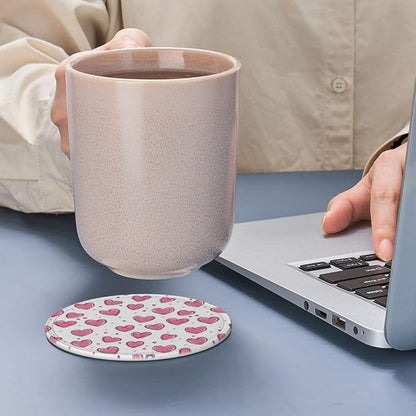 Valentines Day Pink Heart Coasters - Image 6