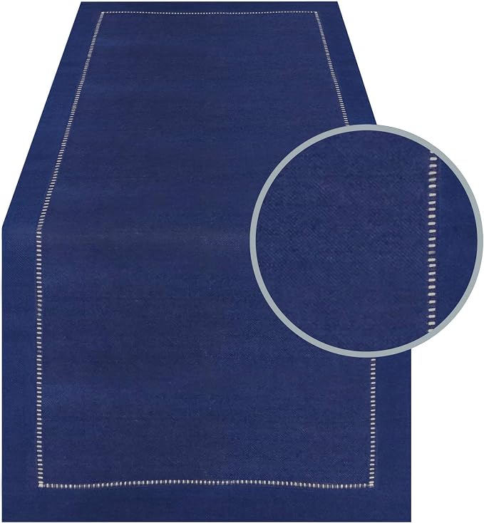 SARO LIFESTYLE Hemstitched Border Table Runner - Image 3