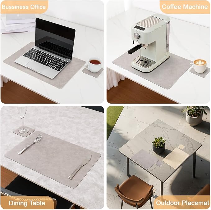 Vinyl Placemats Set of 4, Dual Sided Place Mats - Image 6