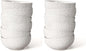 Ceramic Cereal Bowls 26 OZ, Embossment Soup Bowls by Artena