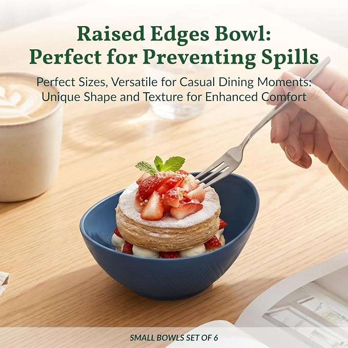 Wheat Straw Bowls 10 OZ Small Serving Bowls Unbreakable Dessert Bowls - Image 7