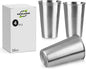 4Pack 16 oz Stainless Steel Pint Cups, Stainless Steel Cup, Pint Cup by Unknown