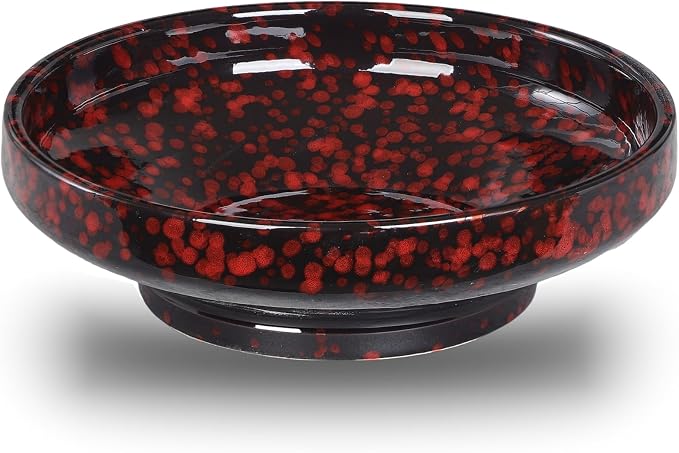 Ceramic Fruit Bowl for Kitchen Counter, Decorative Pedestal Bowl for Table by STE-CER