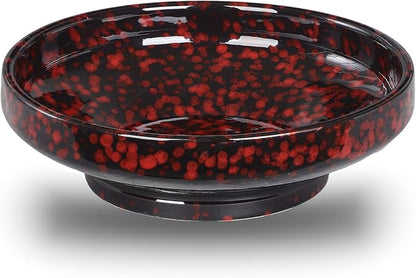 Ceramic Fruit Bowl for Kitchen Counter, Decorative Pedestal Bowl for Table by STE-CER