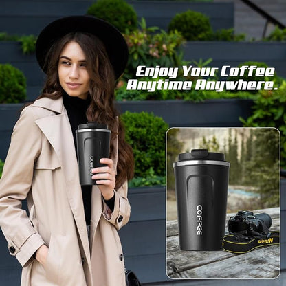 SPLMIFA Travel coffee mugs leak-proof, reusable coffee cups - Image 6