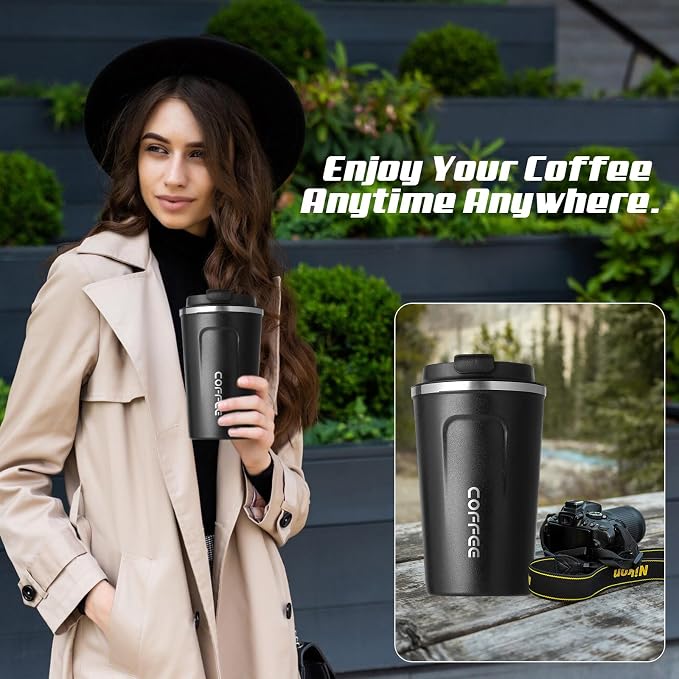 SPLMIFA Travel coffee mugs leak-proof, reusable coffee cups - Image 6