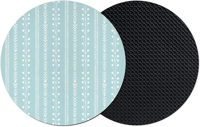 Simple Vertical Stripes Coasters Set of 2, Absorbent Coasters by Unknown