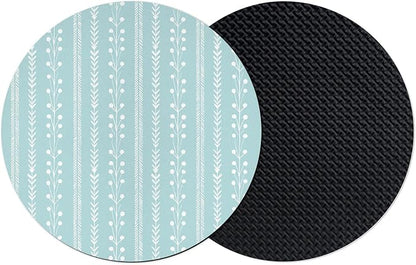 Simple Vertical Stripes Coasters Set of 2, Absorbent Coasters by Unknown