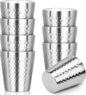 Stainless Steel Cups Double Wall, 10 oz Insulated Tumbler, 8 Pack Unbreakable by Offiper