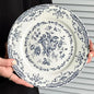 Ceramic Dinner Plates, 7.9 Inch Floral Decorative Plates, Microwave & by Unknown
