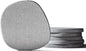 Diatomaceous Earth Coasters Set of 6 for Drinks, Moisture Water Absorbent Stone Coasters for Table Desk at Work, Water Absorbing Instant Drying Diatomite, Modern Light Grey