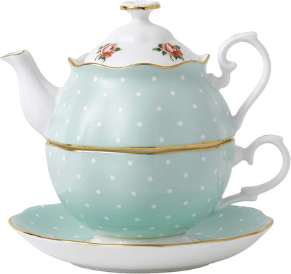 Royal Albert Polka Rose Tea For One by RoyalAlbert