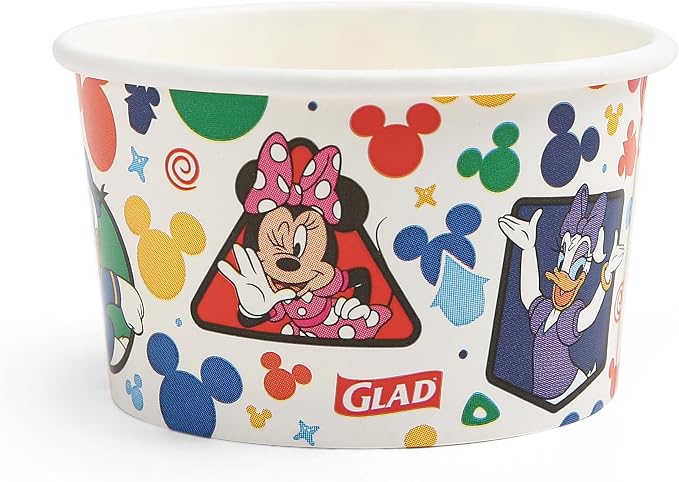Glad Disney Mickey and Friends Disposable Snack Bowls, 6 Oz, 32 Ct, 2-Pk | - Image 8