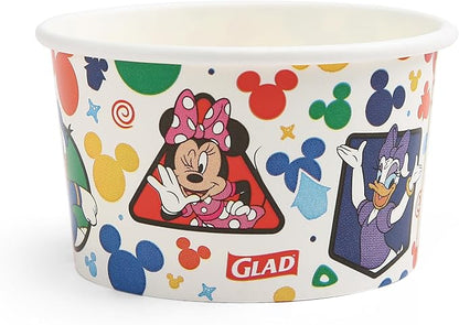 Glad Disney Mickey and Friends Disposable Snack Bowls, 6 Oz, 32 Ct, 2-Pk | - Image 8
