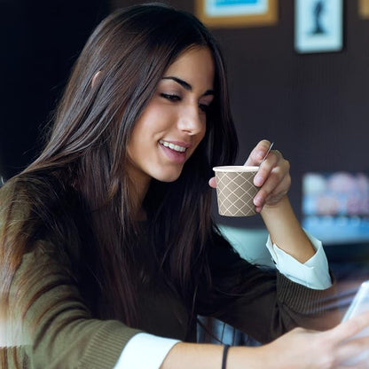 Rtteri 100 Pcs Count 3 oz Disposable Coffee Cups Disposable Espresso Cups Small - Image 6