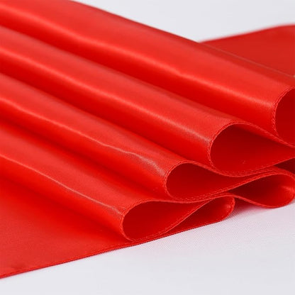 Satin Red Table Runners 10 Pack - Image 5