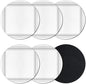 Gray Grid Lines Coasters Set of 6, Absorbent Coasters by Unknown