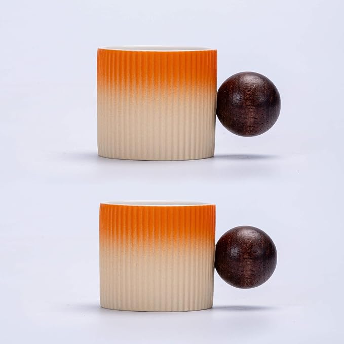 Ceramic Mini Espresso Cups Demitasse Cups by CLASGLAZ