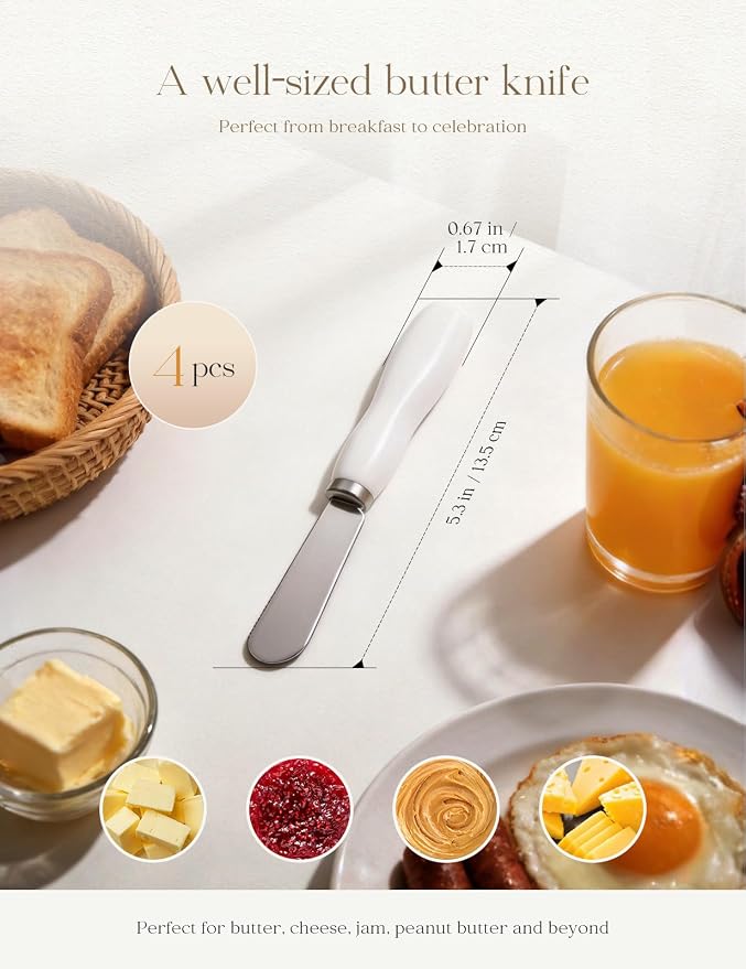 Stainless Steel Butter Knife Spreader - Image 2