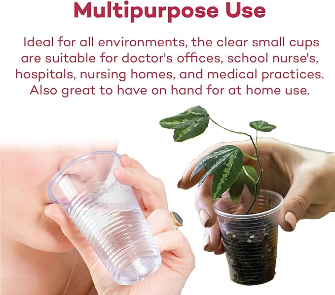 Dealmed 7 oz Disposable Plastic Cups - Image 4
