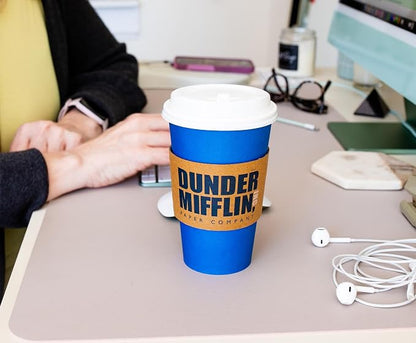 Silver Buffalo The Office Dunder Mifflin Logo, Paper Travel Cup, 16oz | - Image 7