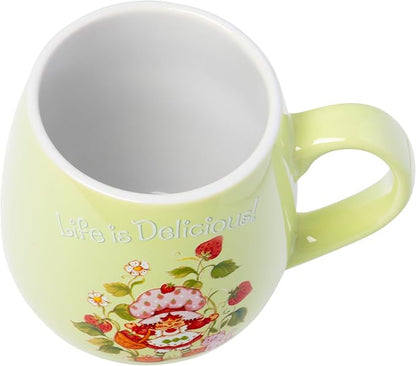Silver Buffalo Strawberry Shortcake Custard, Clay Base Ceramic Mug, 16oz | Life - Image 3