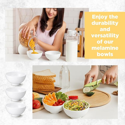Tioncy 36 Pcs Bowls Set Unbreakable Dessert Soup Salad Bowls - Image 4