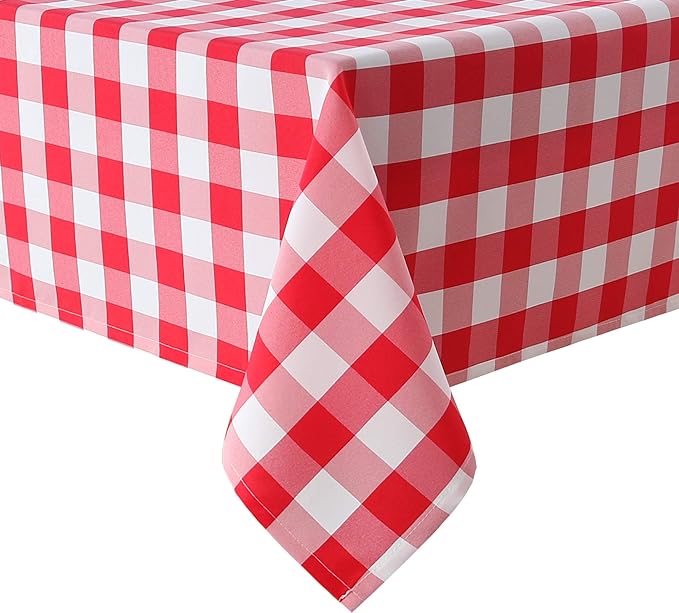 Checkered Tablecloth Rectangle, 30 x 60 Inch by Hiasan