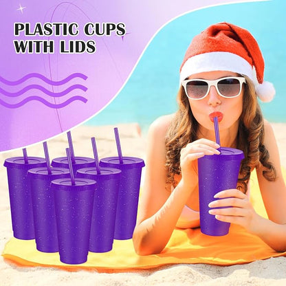 Uiifan 6 Pcs 24 oz Reusable Tumbler - Image 5