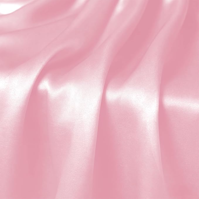 2 Pack Pink Satin Table Runner 12 x 108 Inch | Ruffle Design, Luxurious Dining - Image 6