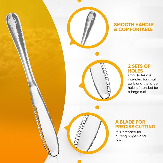 Stainless Steel Butter Spreader, Butter Knife - 3 in 1 Kitchen Gadgets - Image 7