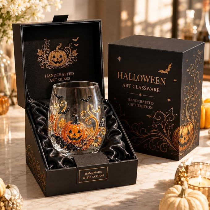 Halloween Artisan Glassware Collection - Image 7