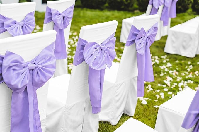 12 Pack Lavender Satin Table Runner 12 x 108 Inch Long Premium Table Runners - Image 5