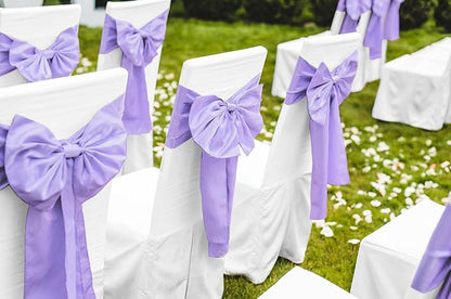 12 Pack Lavender Satin Table Runner 12 x 108 Inch Long Premium Table Runners - Image 5