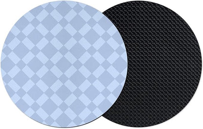 Rhombus Blue Coasters Set of 2, Absorbent Coasters by Unknown